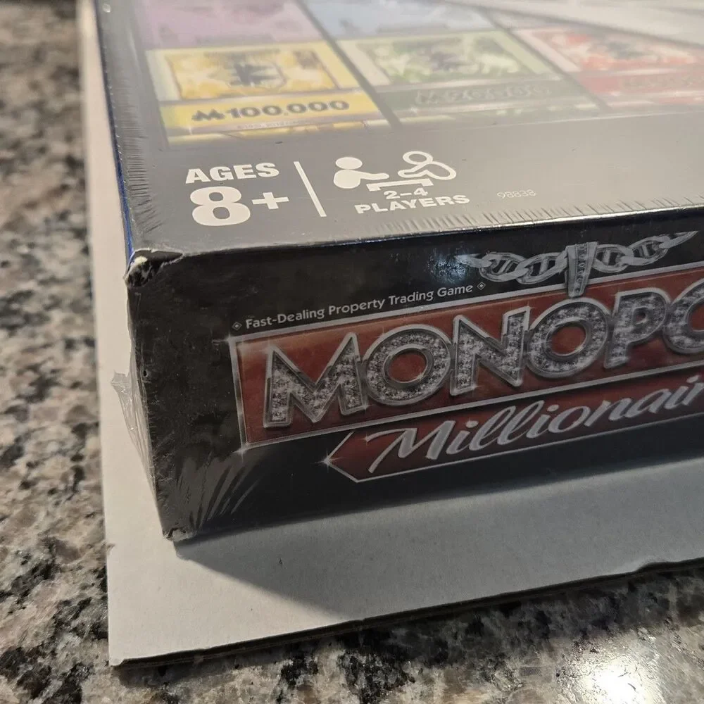 Monopoly Millionaire Board Game Hasbro Family Game Night - New Sealed!